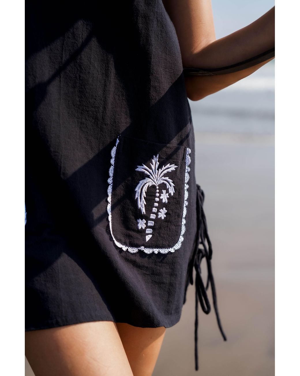 Palm Collective Black Paradiso Mini Dress