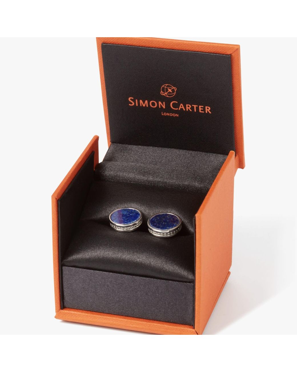 Simon Carter Blue Edward Lapis Lazuli Cufflink for men