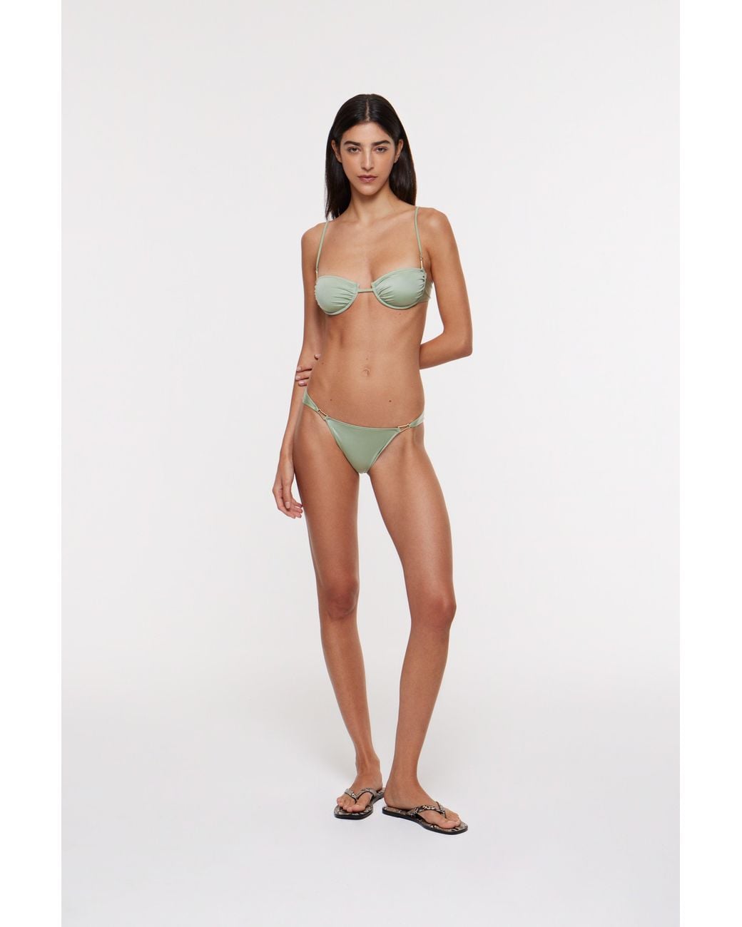 Bianca Resortwear Green Lena Swim Bottom