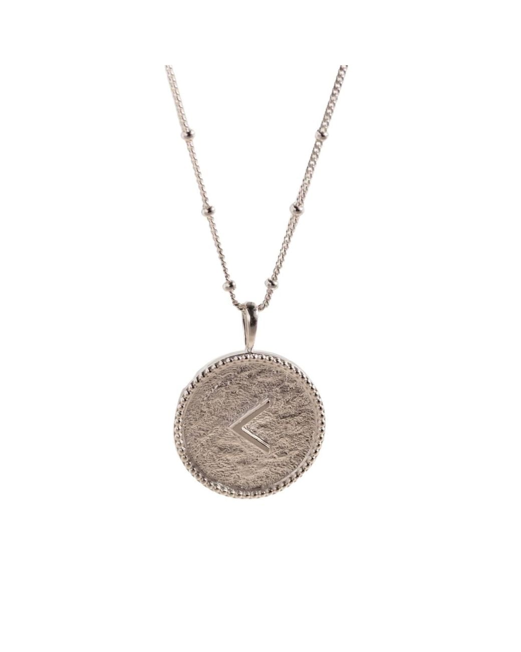 Claire Hill Designs Metallic Kind Shorthand Coin Necklace