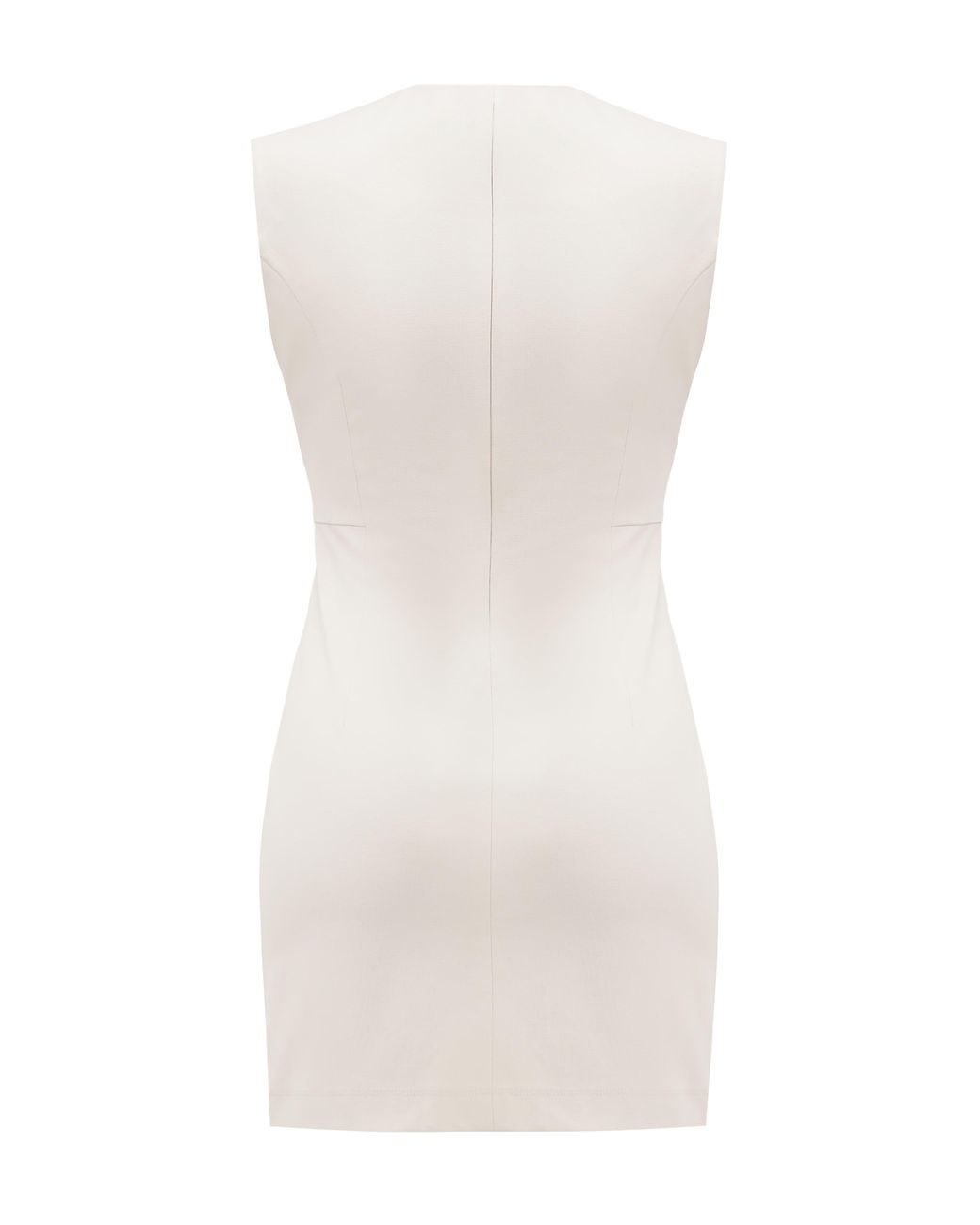 HER CIPHER White Neutrals Essential Mini Dress