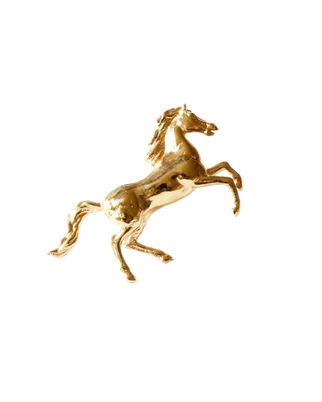 Lee Renee Metallic Horse Lapel Pin/Tie Pin for men