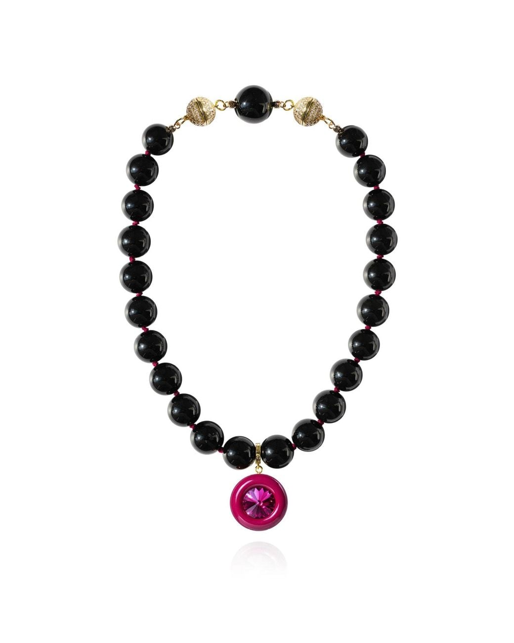 Saule Label Multicolor Lola Onyx Necklace