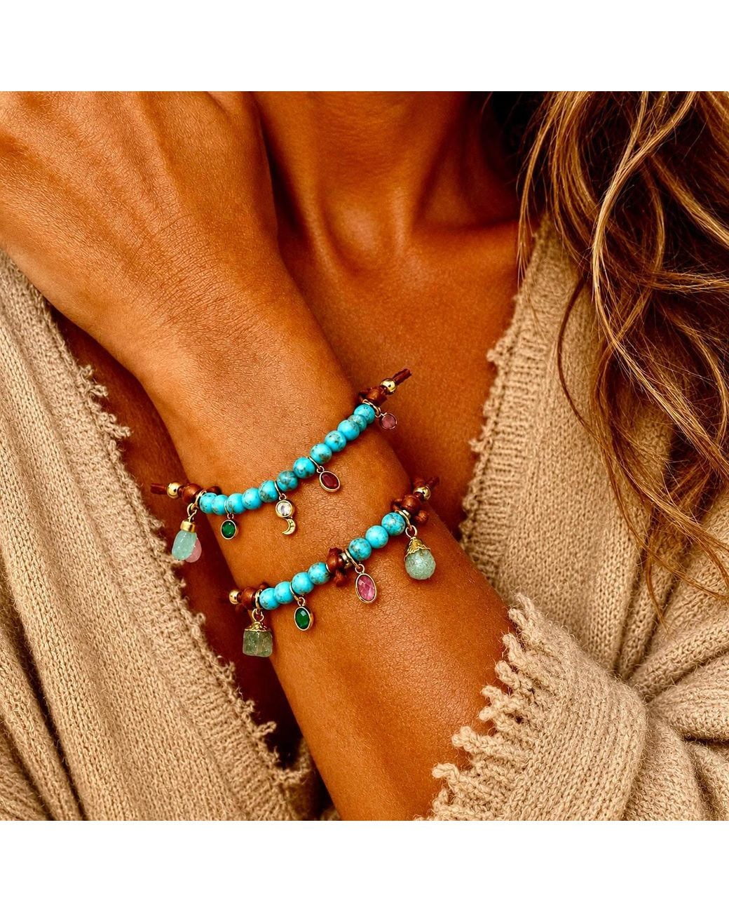 Persia Dona Jewelry Blue Turqs X Caicos Bracelet