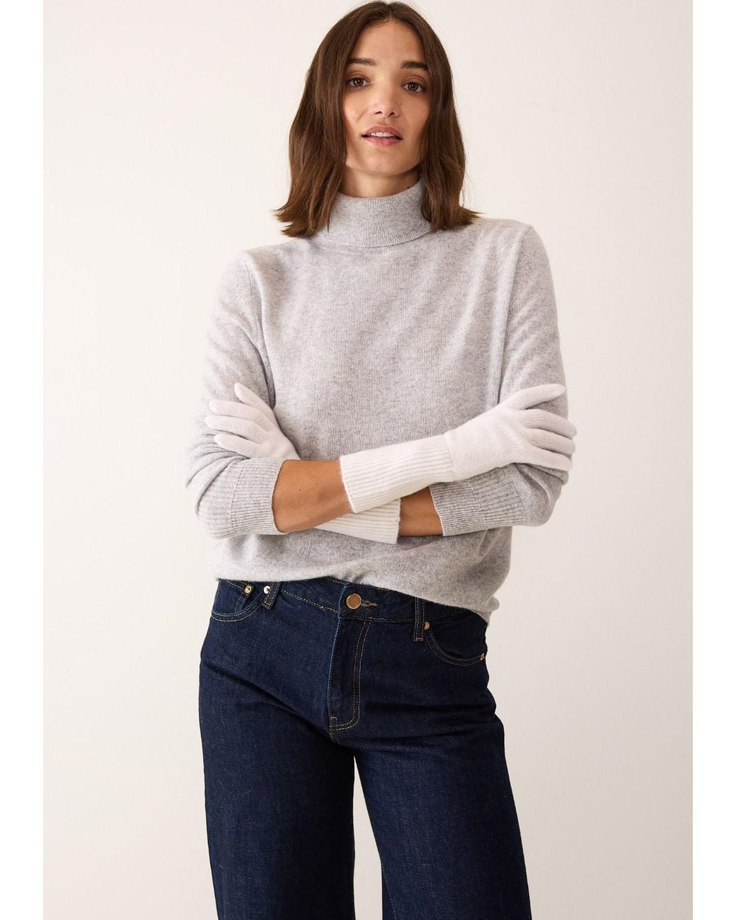 Loop Cashmere Natural Cashmere Glove