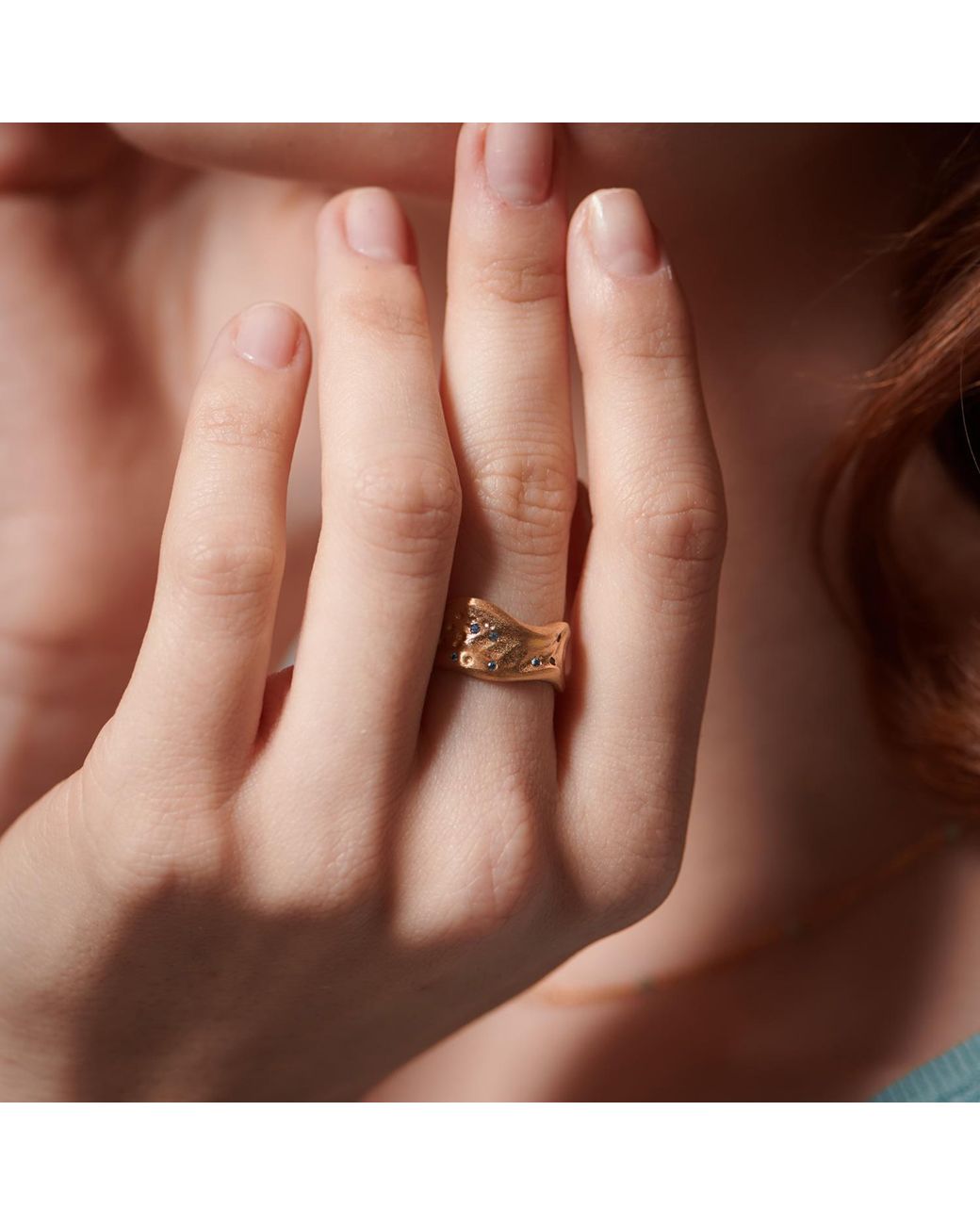 Janus Edinburgh Natural Portobello Vermeil Ring