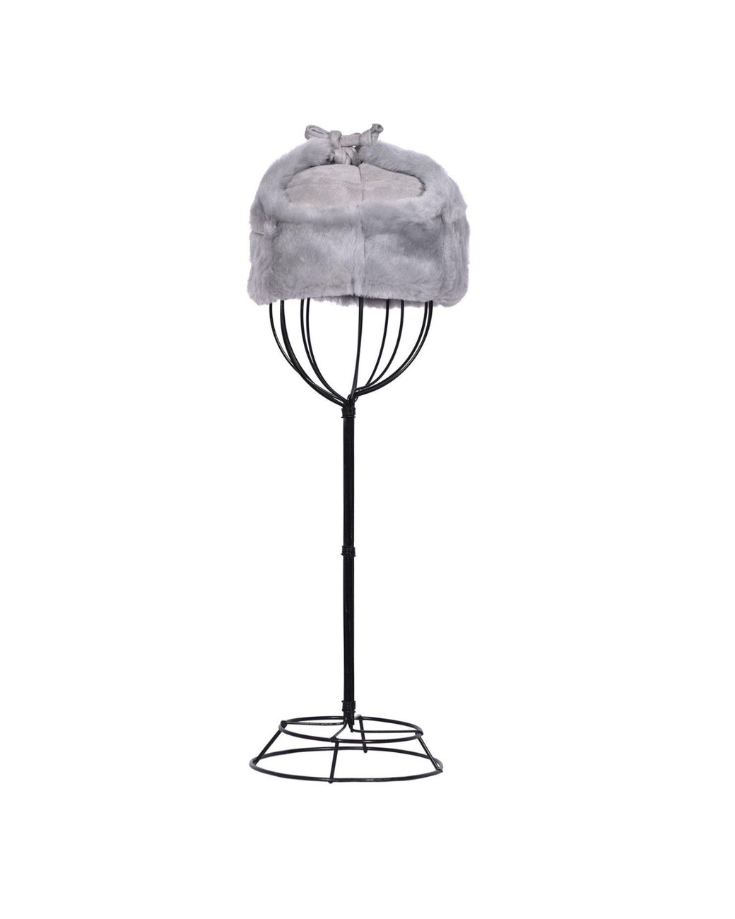 Owen Barry Gray Sheepskin Trapper Hat Ladies Made