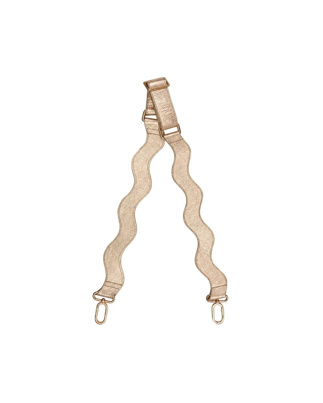 Womads Metallic Brilliant Wavy Strap