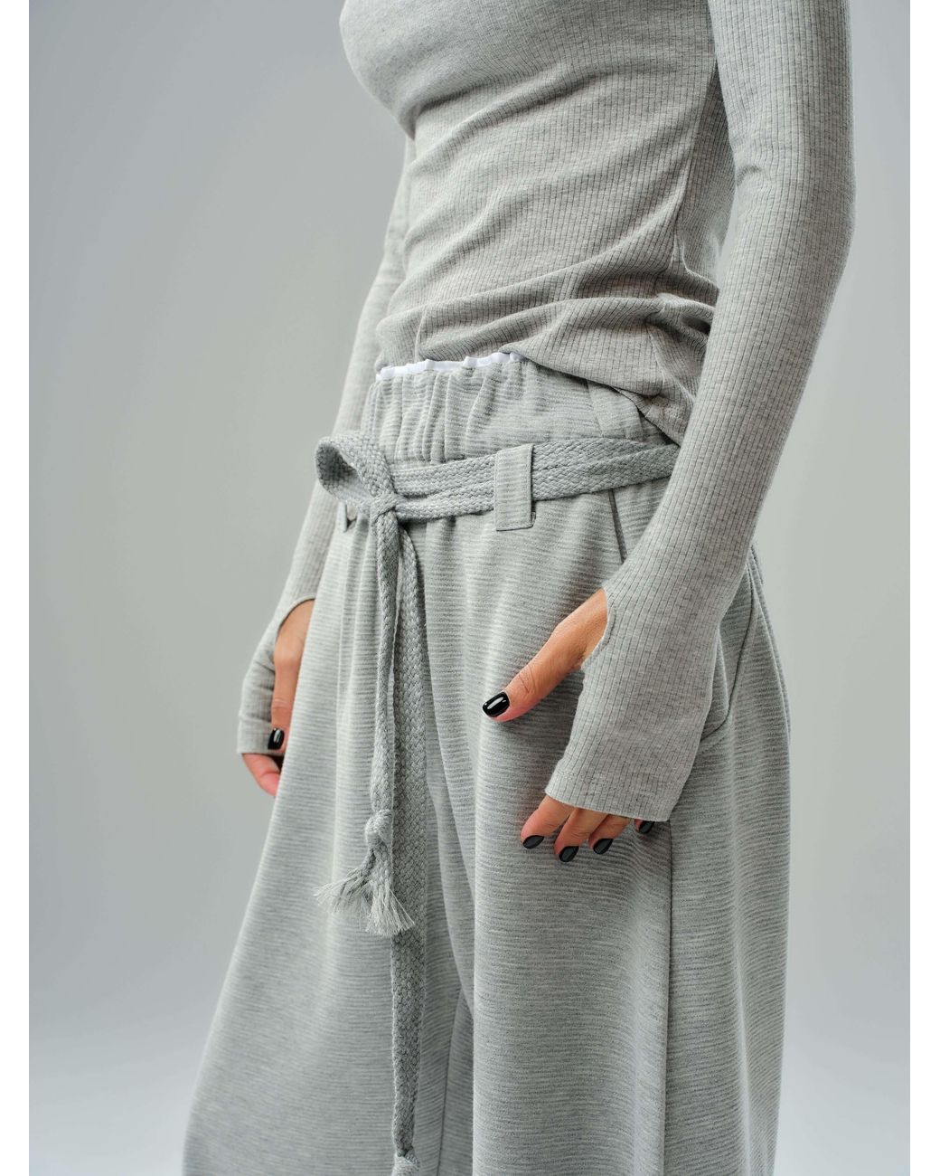 Clothes by Locker Room Gray Oversized Three-Piece Set