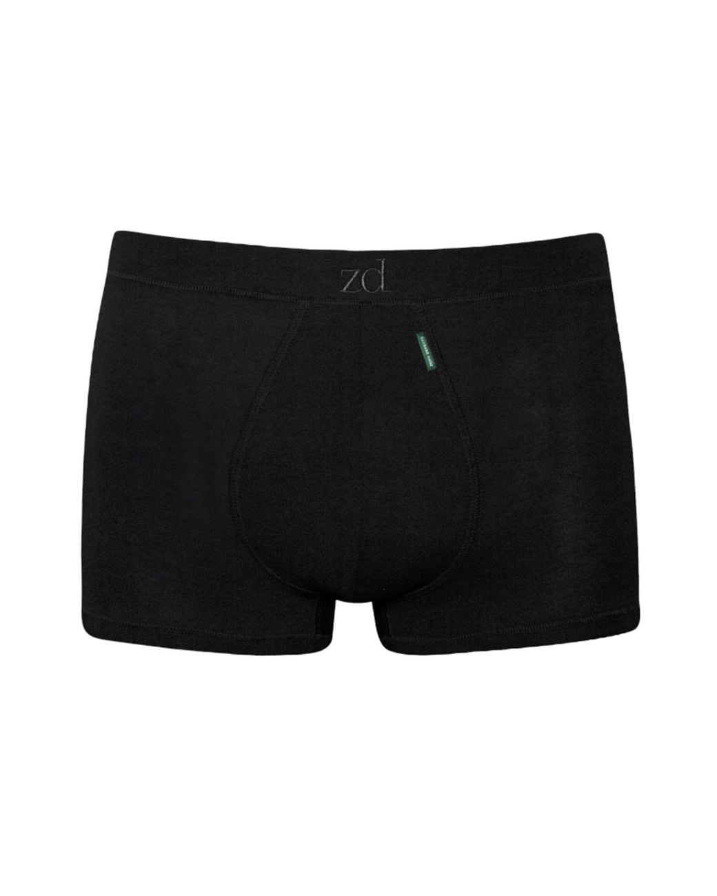 Zd - Zero Defects Black Ikaria Trunk – Premium Egyptian Cotton for men