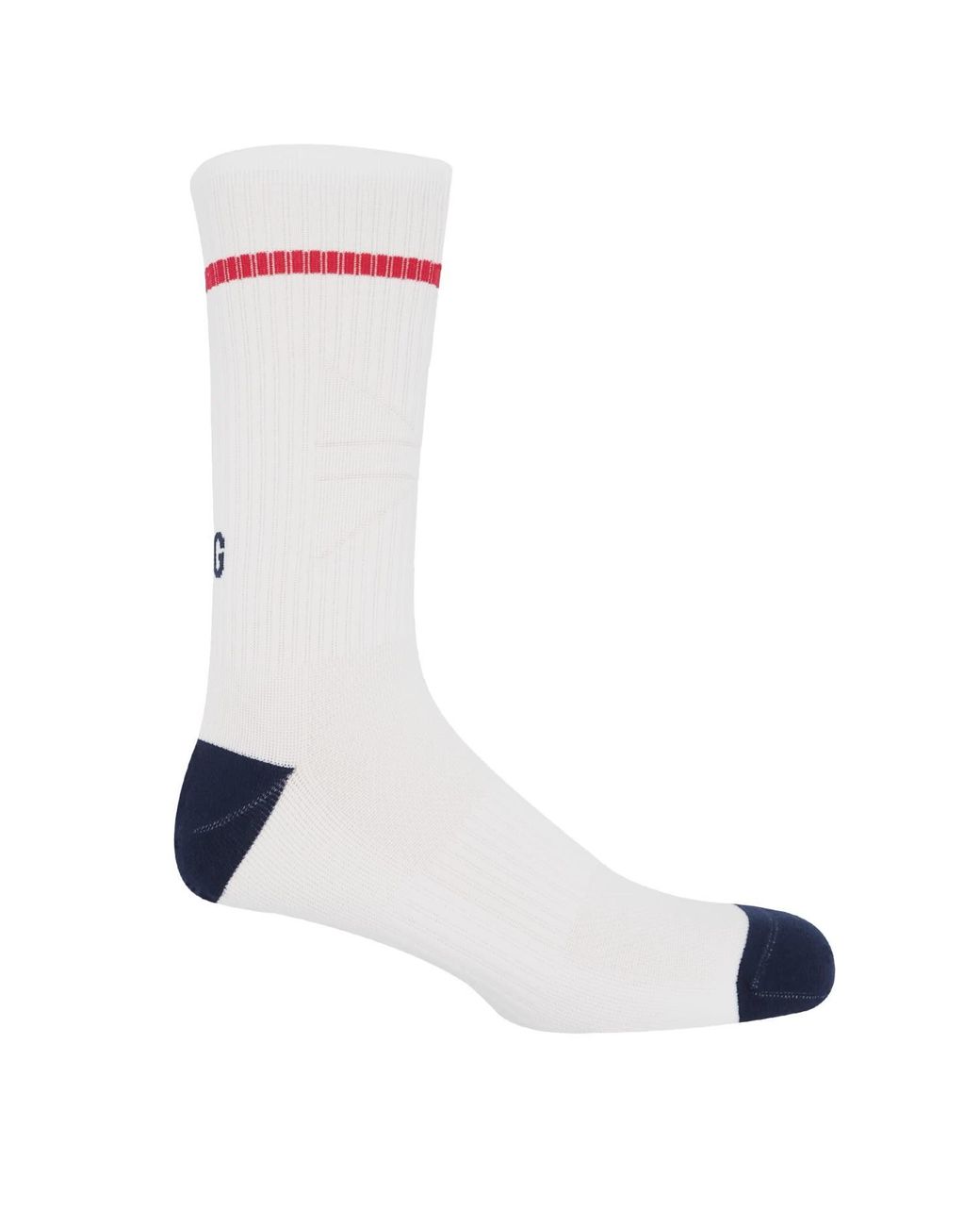 Peper Harow - Made in England White Limited Edition England Luxury Sports Socks for men