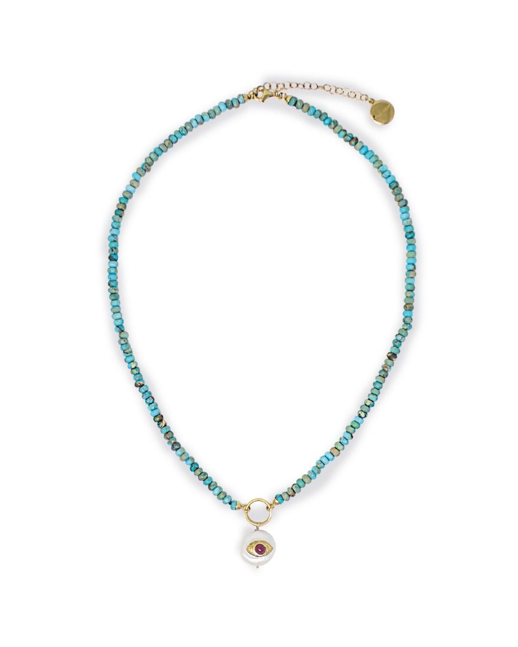 Vintouch Italy Blue Evil Eye Necklace