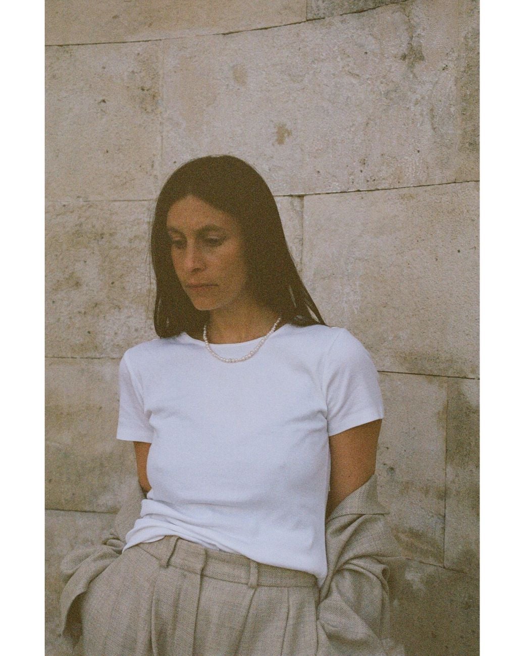 LABRO White Piccolo Necklace