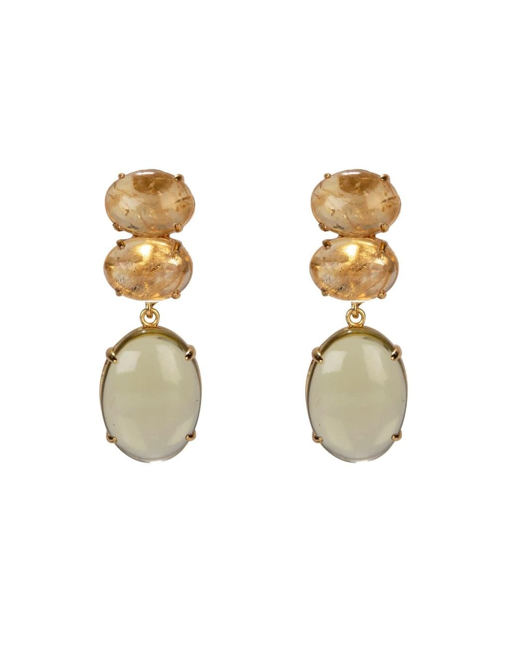 Bounkit Metallic Terra Earrings Pierced