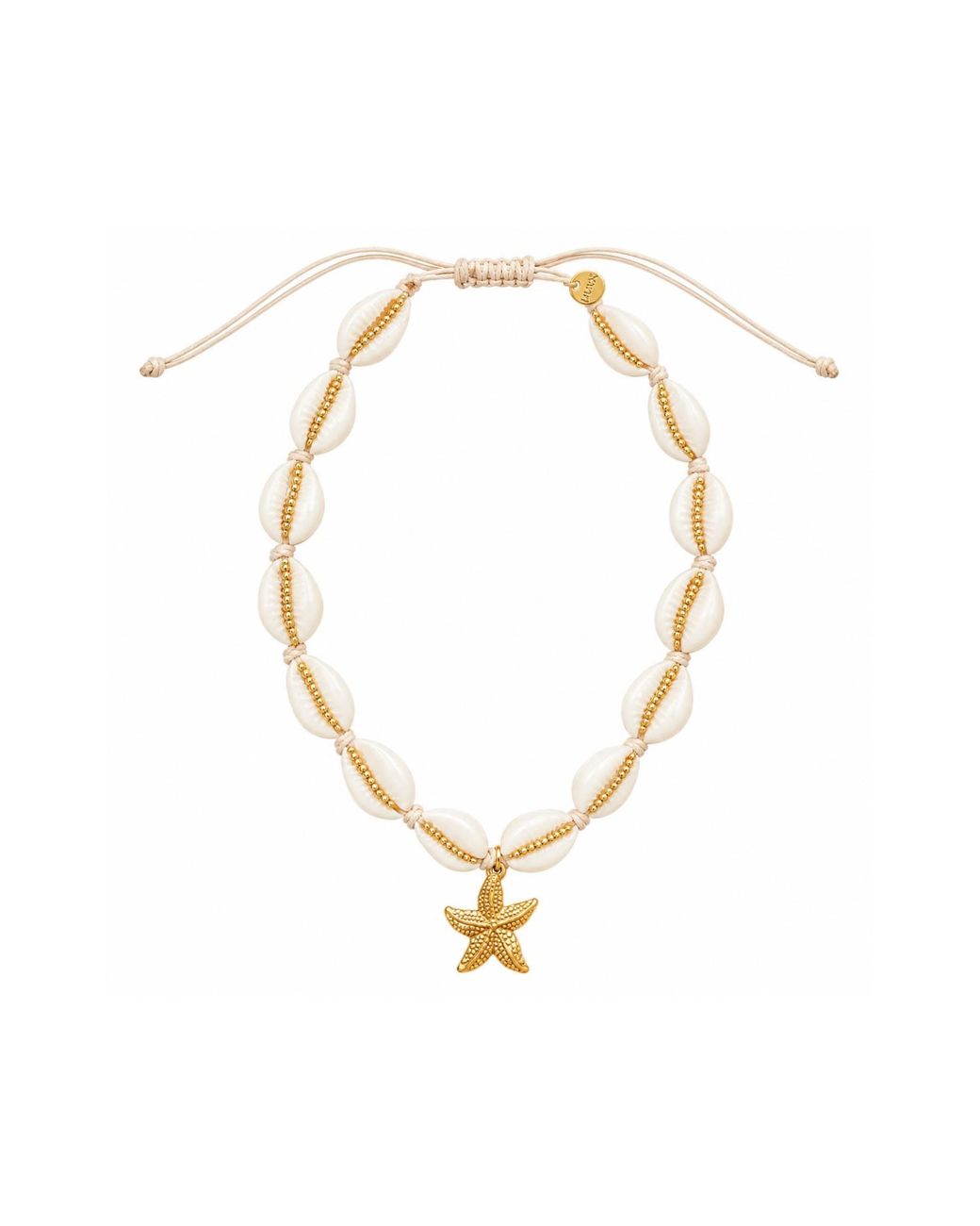 Lalinde Metallic Sand Star Choker
