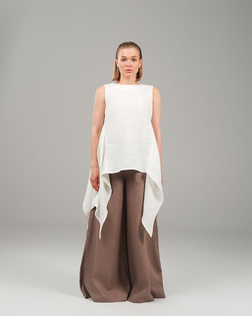 Lumina Eligma White The Breeze Ensemble Blouse