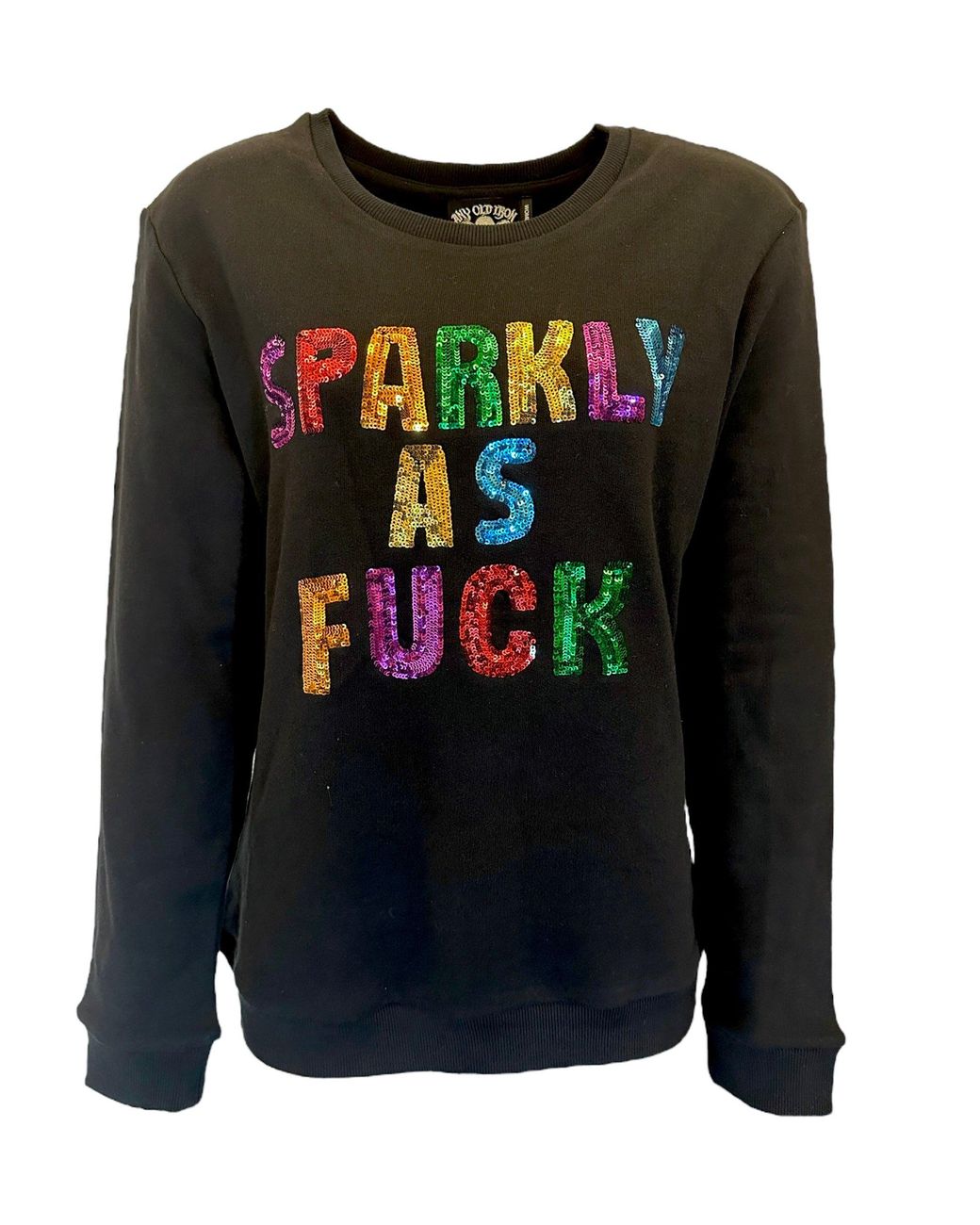 Any Old Iron Blue Sparkly As Fuck Sequin Sweatshirt