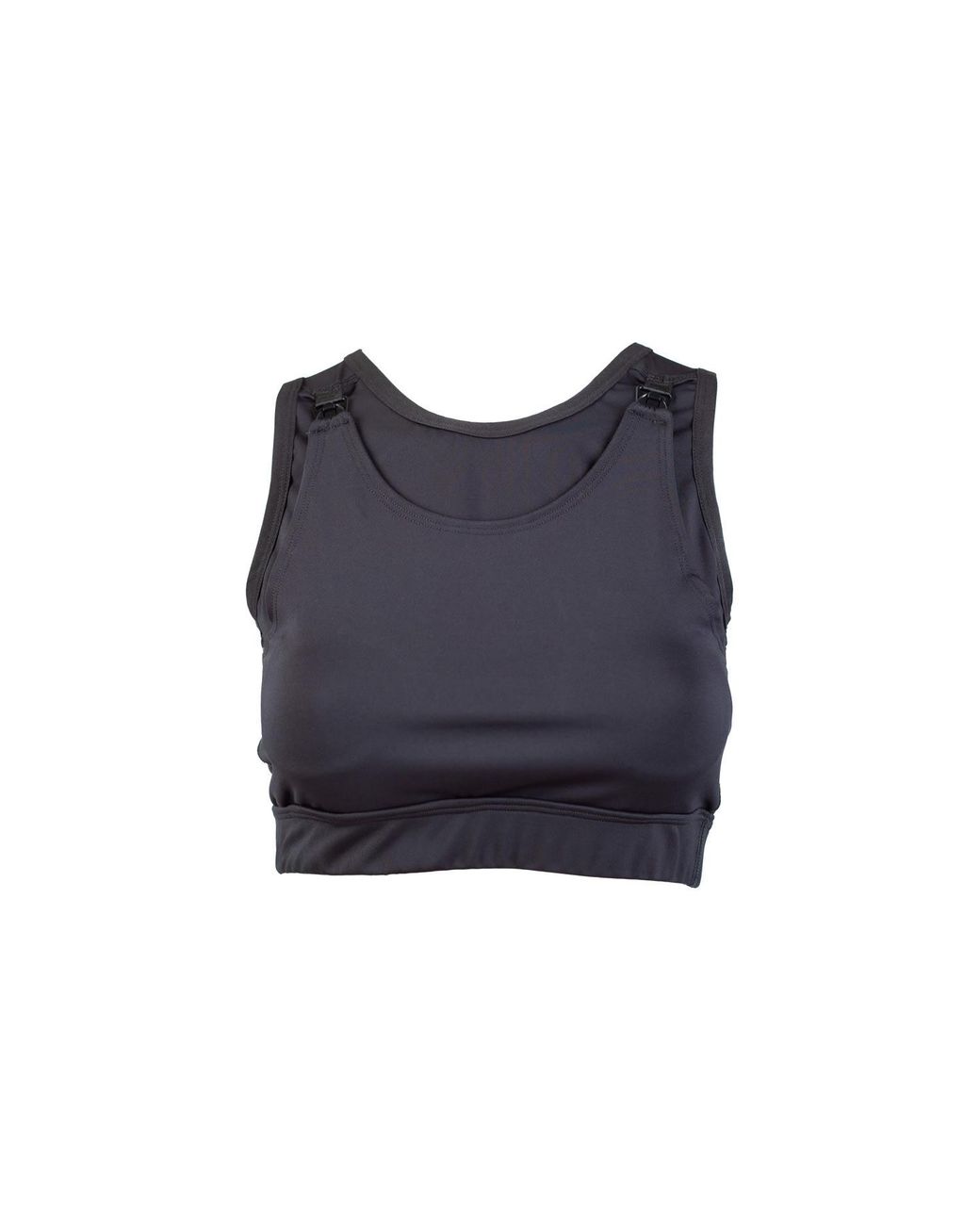 Duofit Maternity Activewear Blue Daily Nursing Sports Bra
