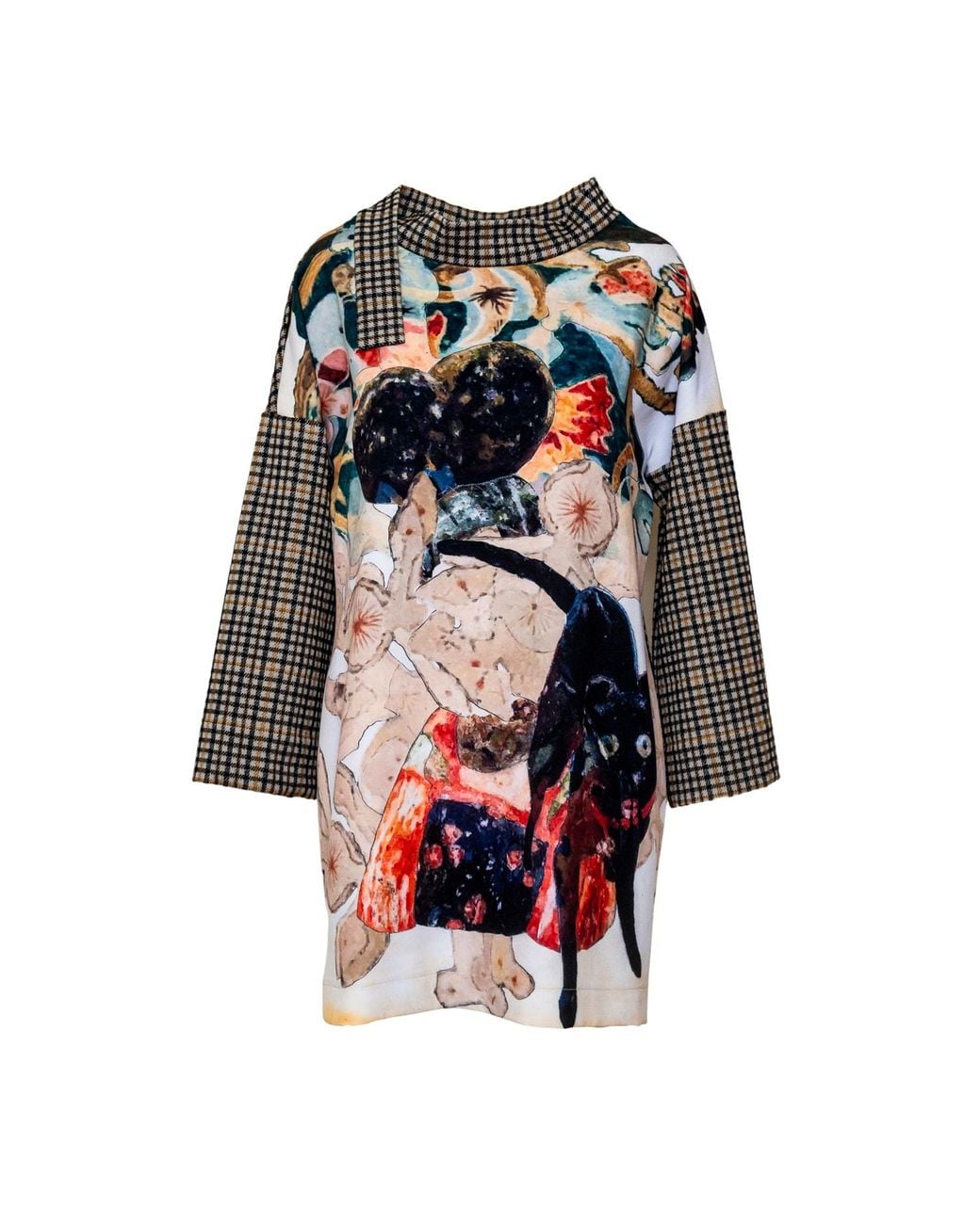 ARTISTA Black Artist Printed Short Dress