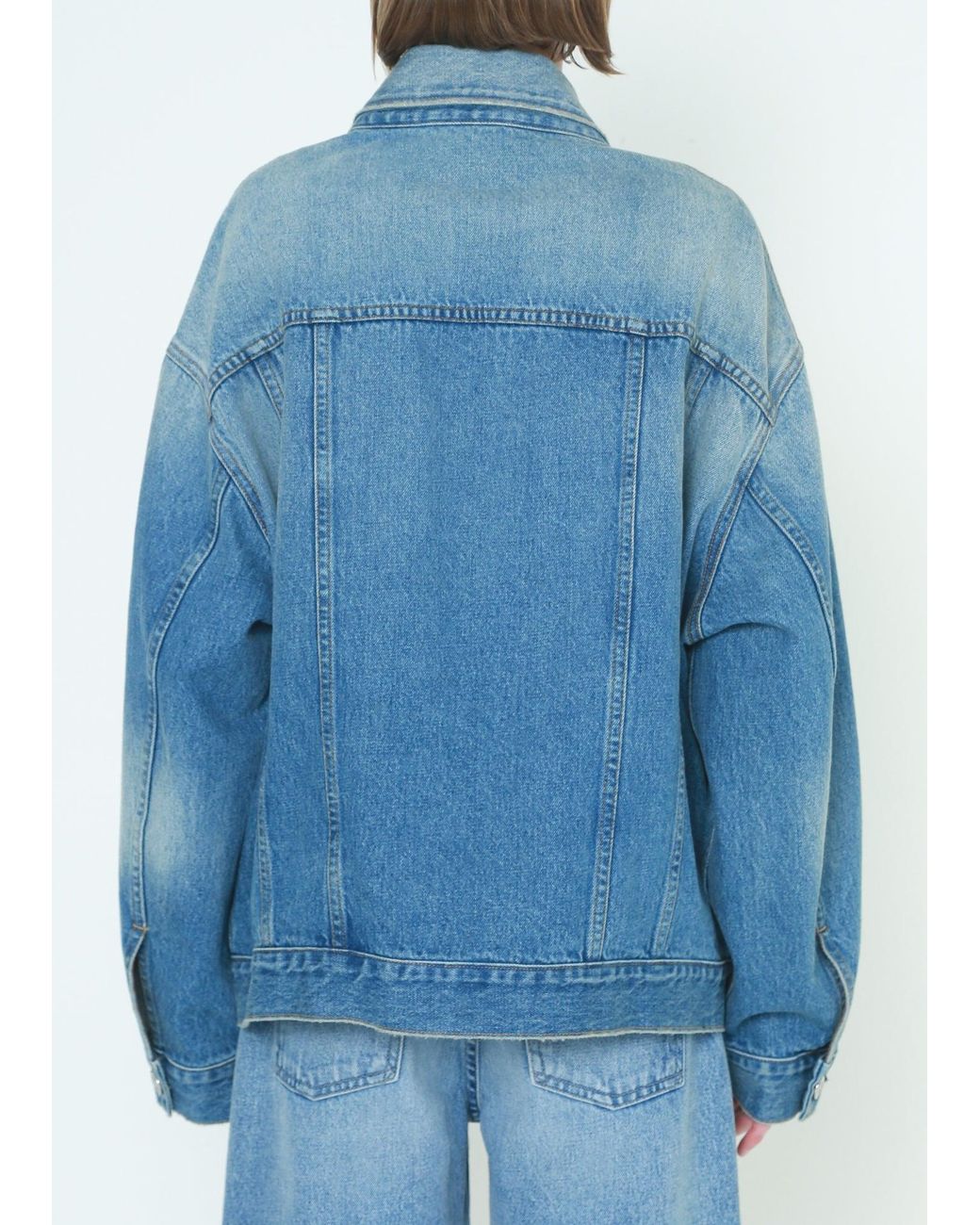NOEND Blue Alexis Roomy Fit Jacket