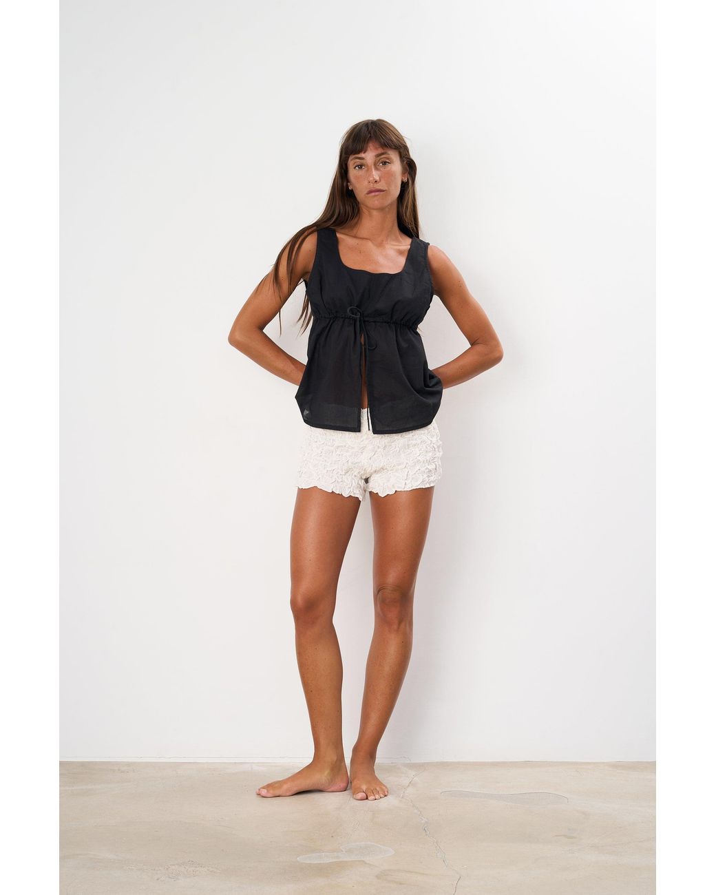 Par & Escala Black Dina Top