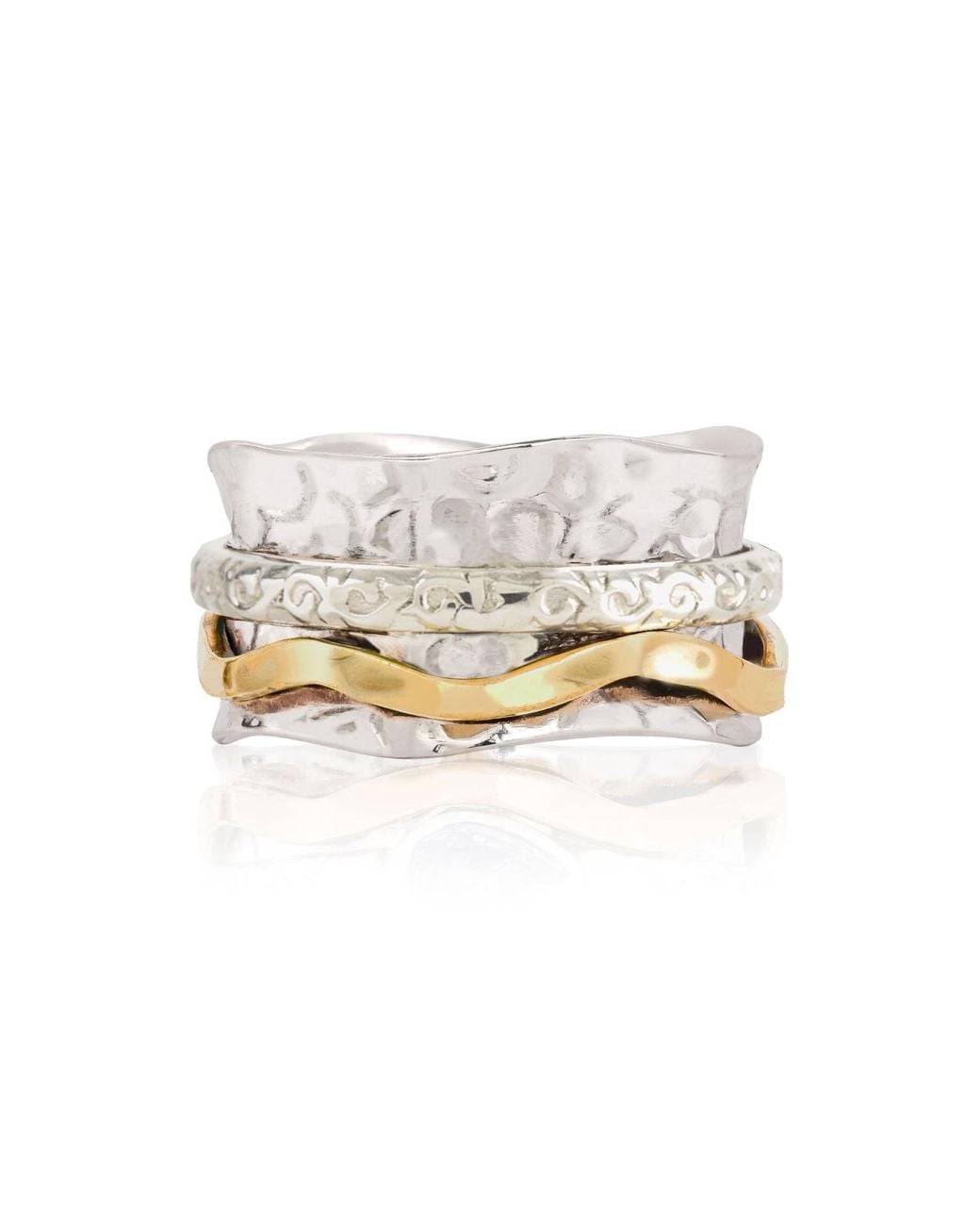Charlotte's Web Jewellery White Aura Magic Spinning Ring