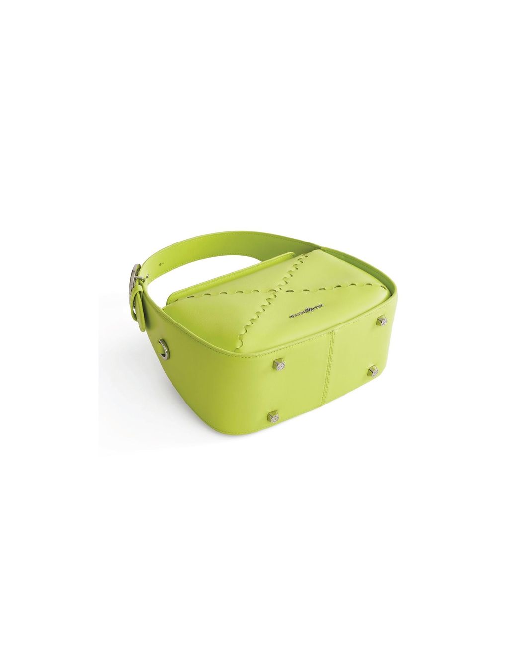 Orange Cube Green Classic Mosaic Box Bag
