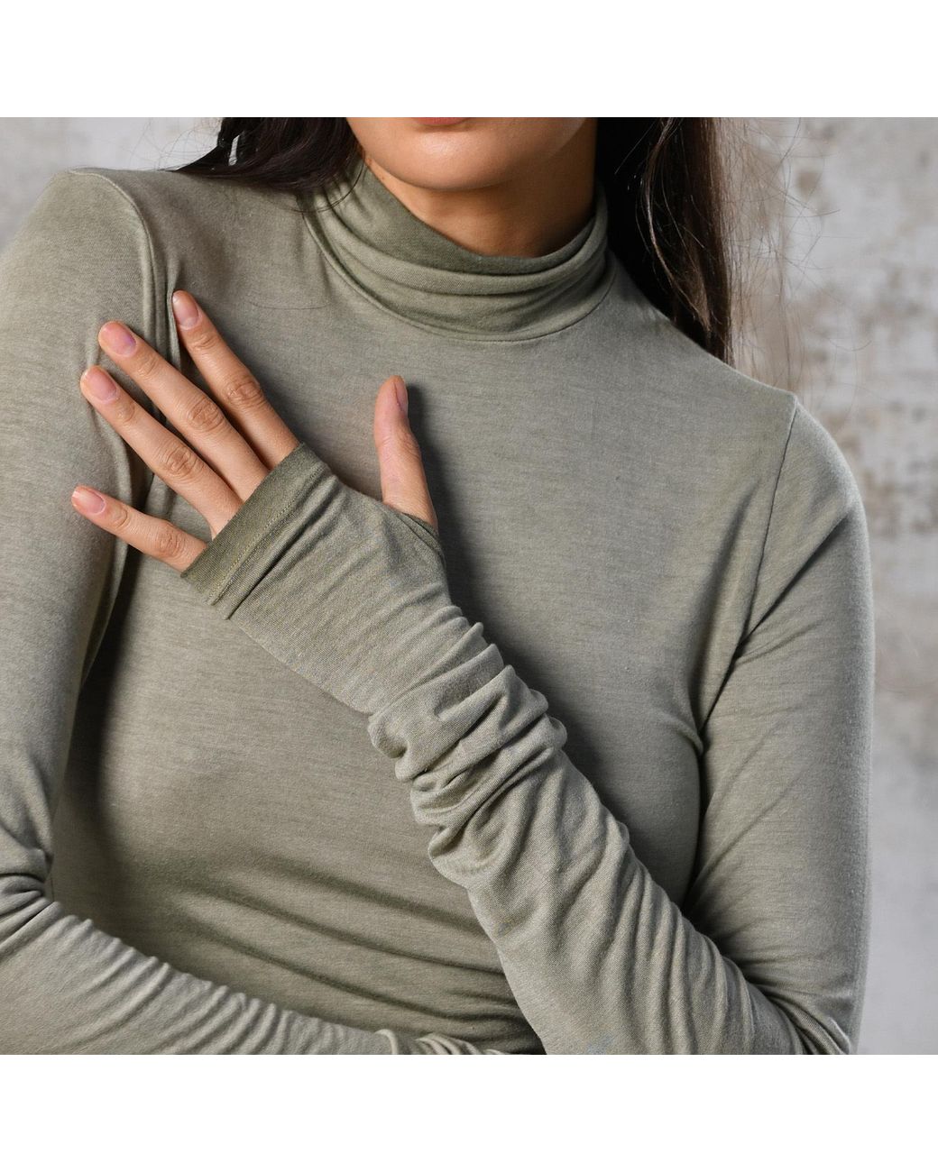 Zhenabia Green Na Body Khaki