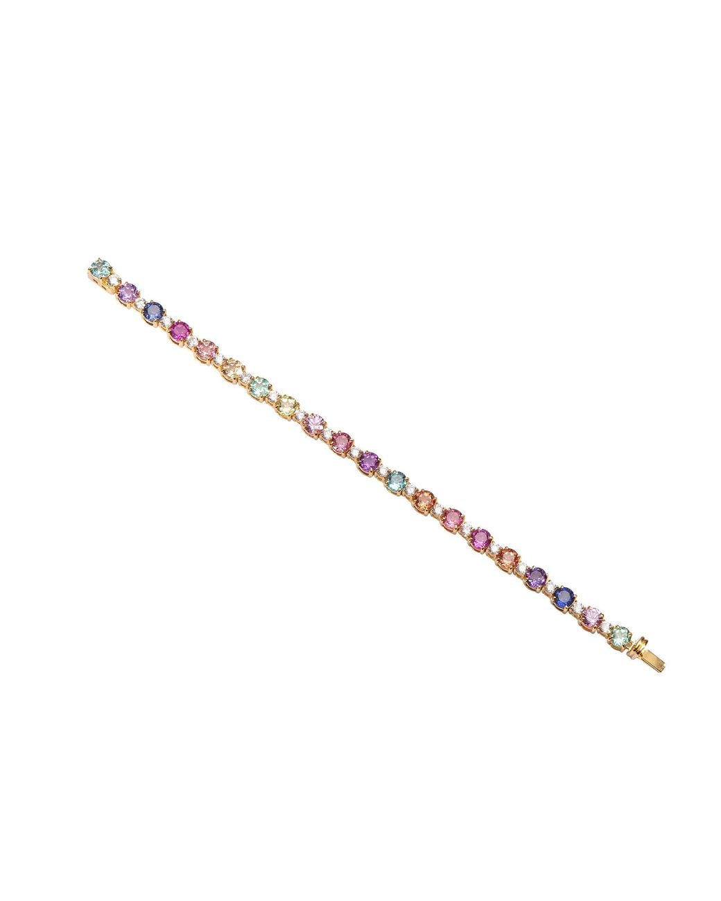 Arte Madrid Metallic Gemma Chromatic Tennis Bracelet