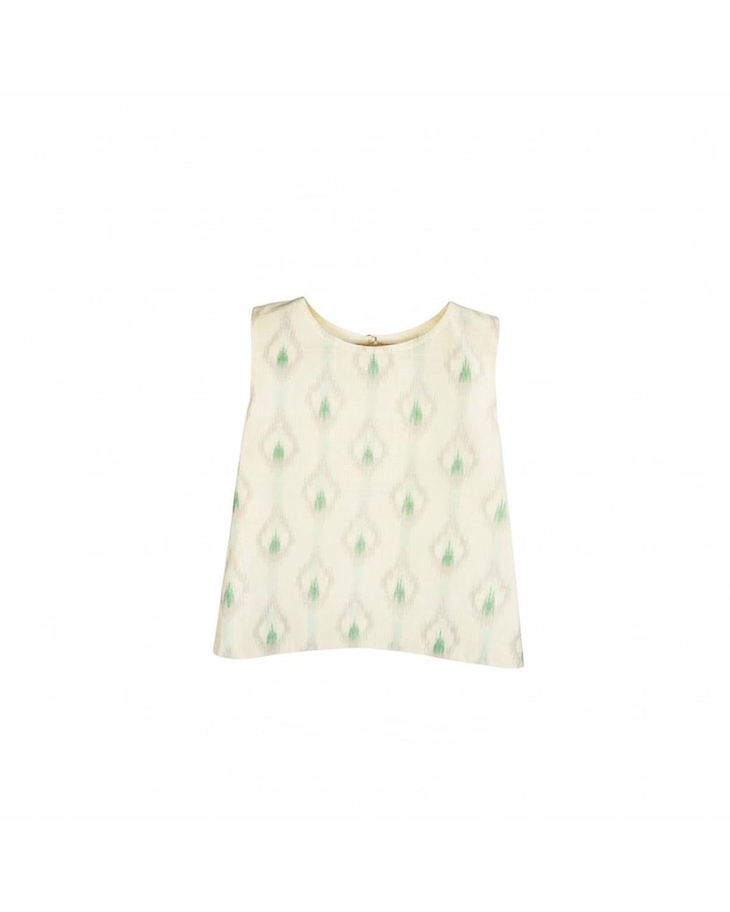 Stovaria Natural Sleeveless Top