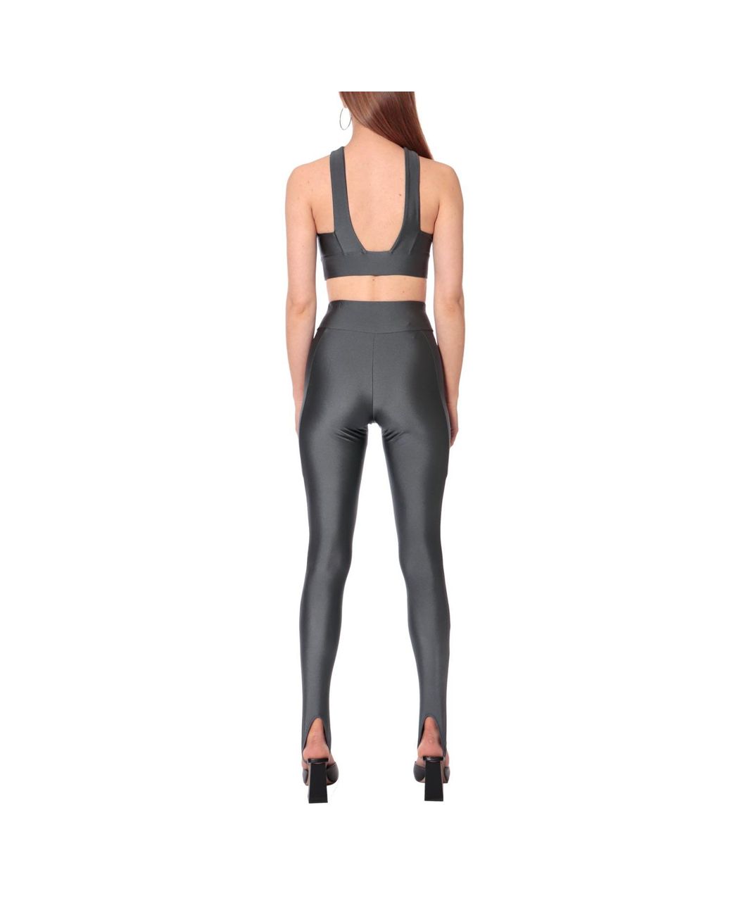 AGGI by HALEWSKI Black Isla Smoked Pearl Crop Top
