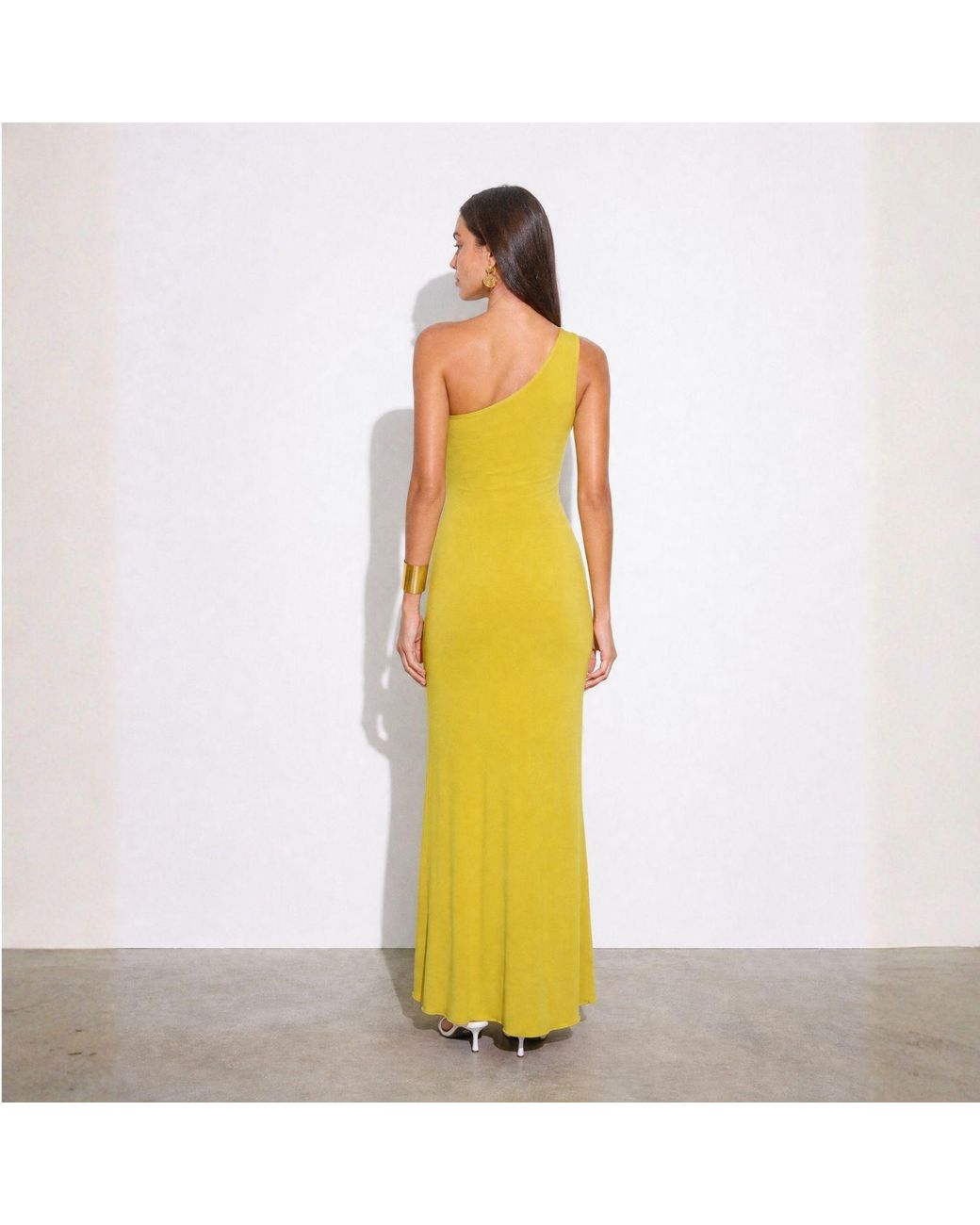 Alia Studio Yellow Séduction Maxi Dress