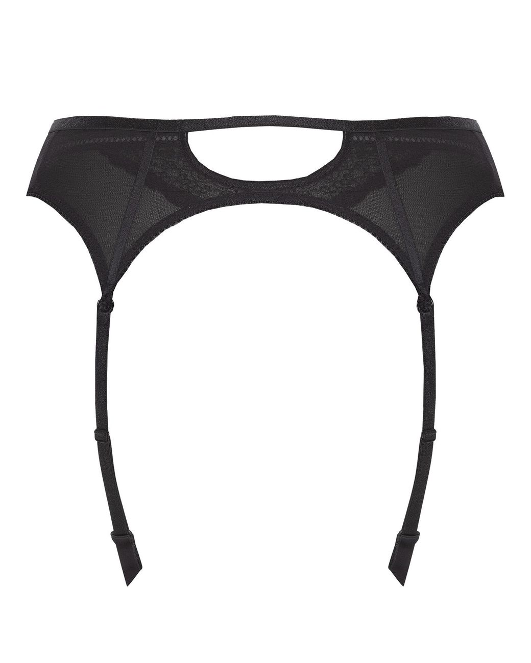 BonBon Lingerie Black Mara Suspender Belt