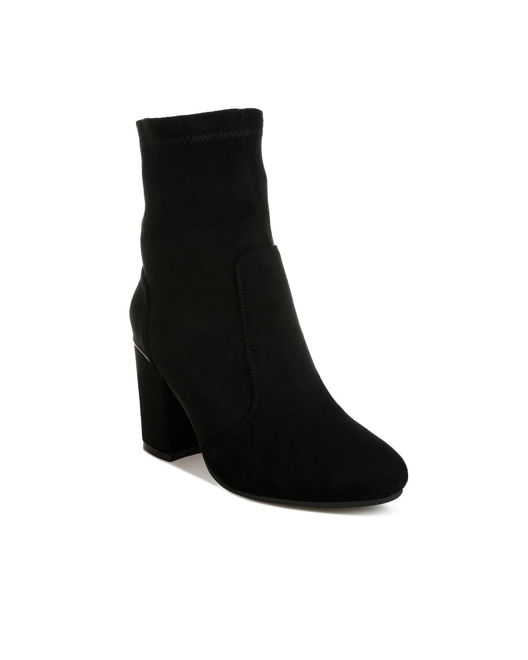 Rag & Co Black Nidaros Microfiber Sock Boots