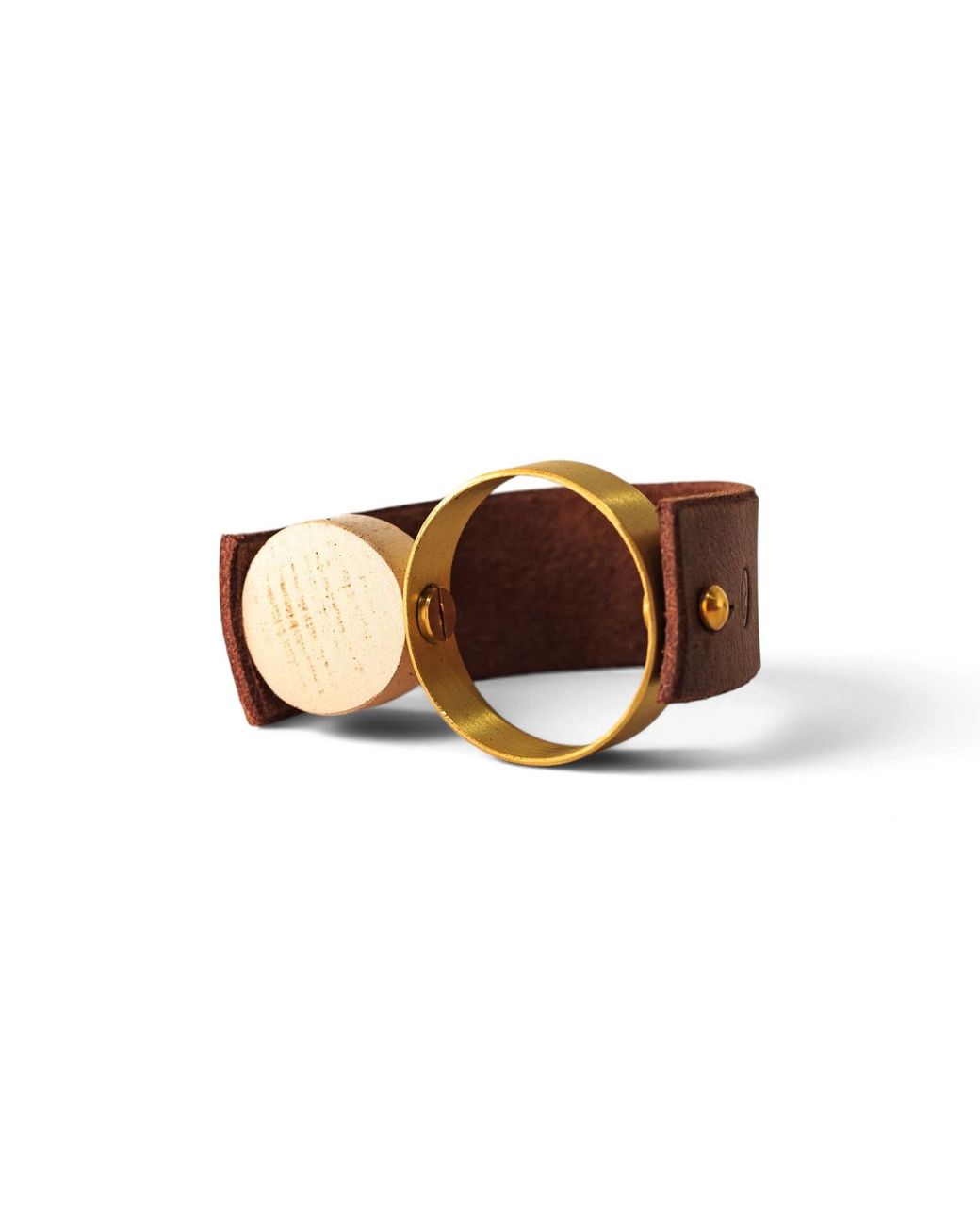 Svetlana Vukov Brown Neutrals Ochre Dual Orbit Bracelet