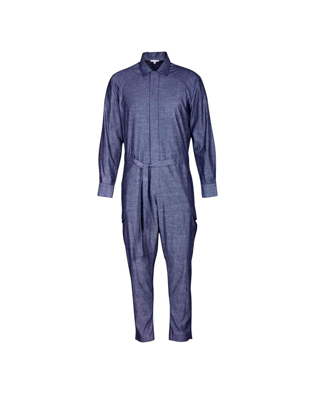 carlton jones Blue Cargo Coverall for men