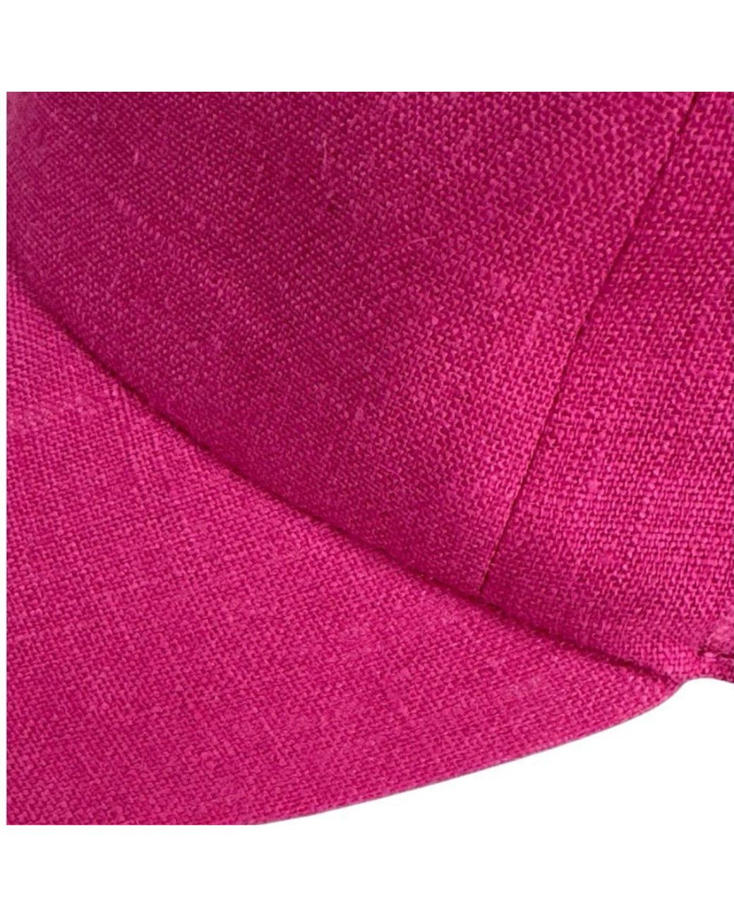 Cachemio Red Minimalist Linen Baseball Cap