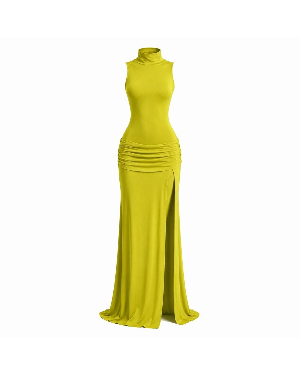 Maison De Gala Yellow Isadora Lime Gown