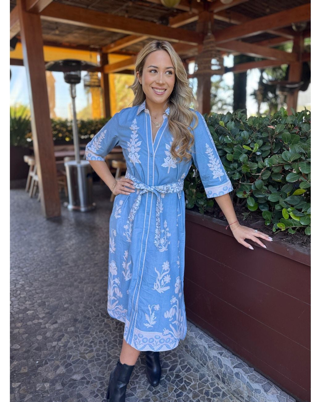 IslaPayal Blue Rhea Midi