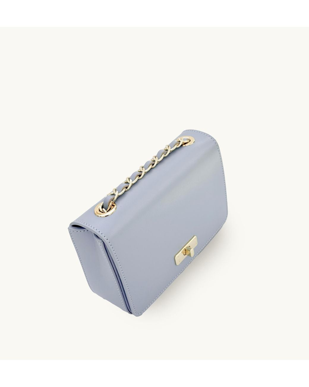 Apatchy London Blue The Grace Sky Leather Bag