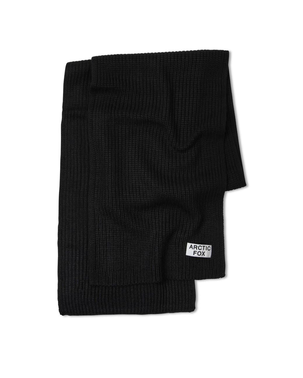 Arctic Fox & Co. Black Recycled Bottle Scarf