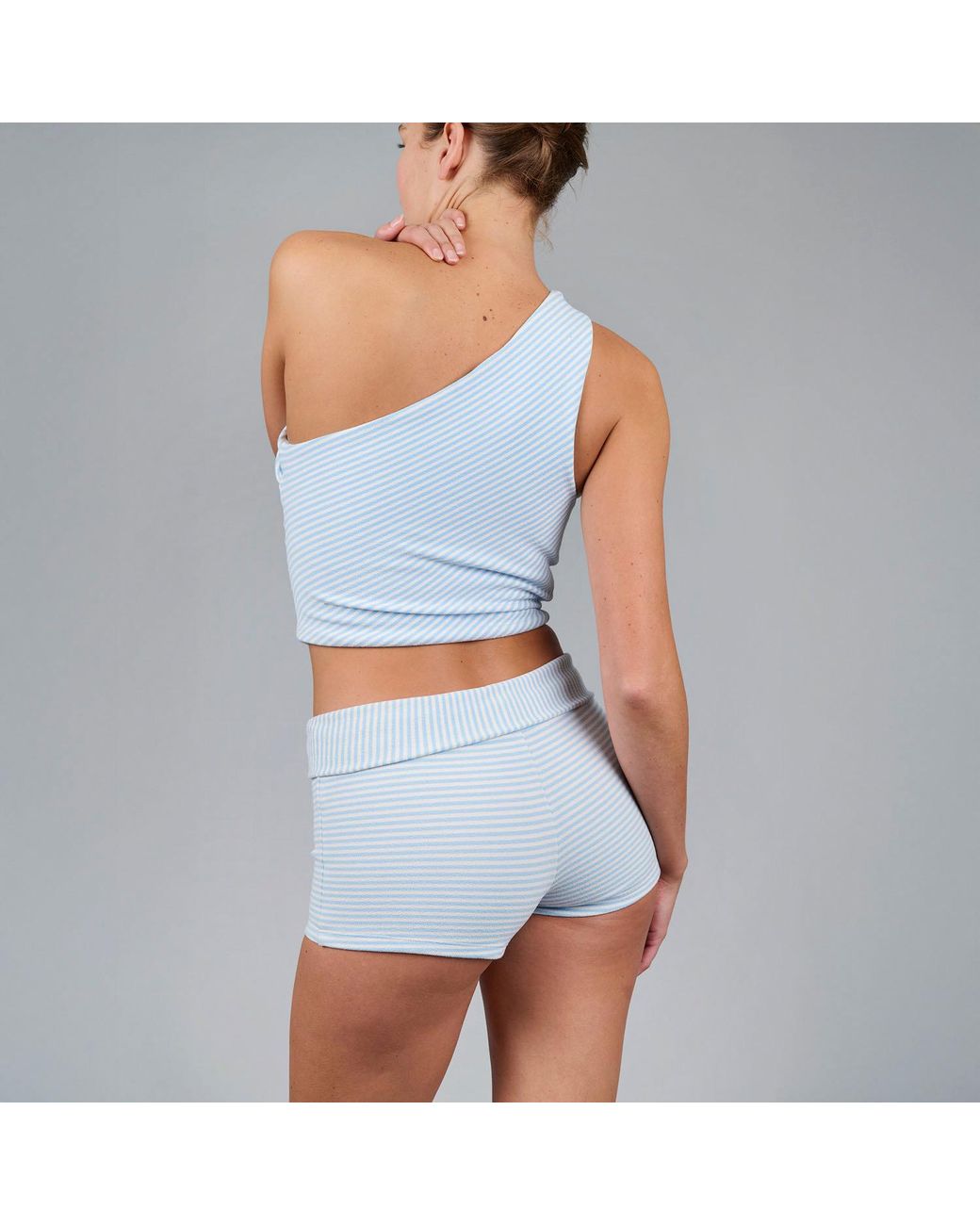 Love and Nostalgia Blue Roller Girl Top
