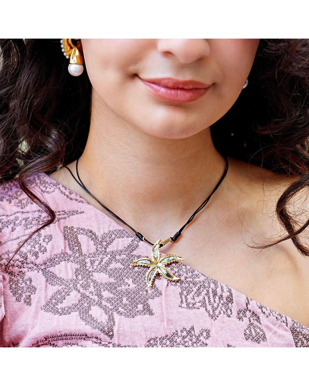 Smilla Brav Metallic Necklace Seestern
