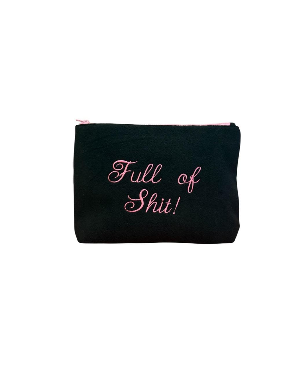 Lilly Loves Black Plush Neon & Travel Clutch
