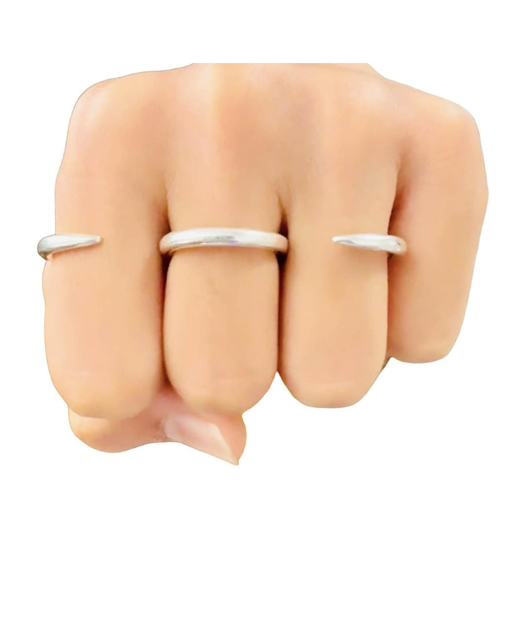 Aki Roc Jewelry Brown Three-Finger Hug Ring