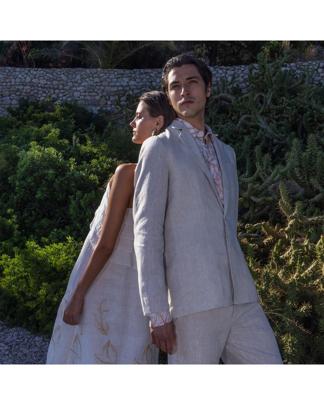 Haris Cotton White Linen Blazer for men