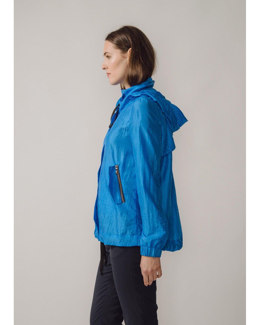 BEIRA Blue Luisa Water Repellent Jacket –