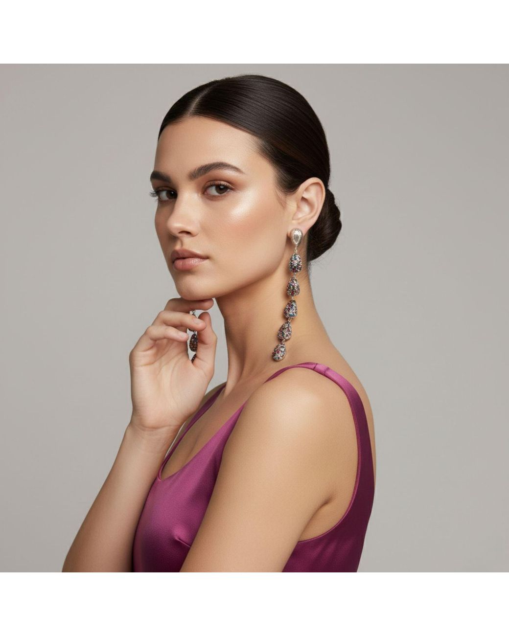 Jaredjamin Metallic Pâques Drop Post Earrings