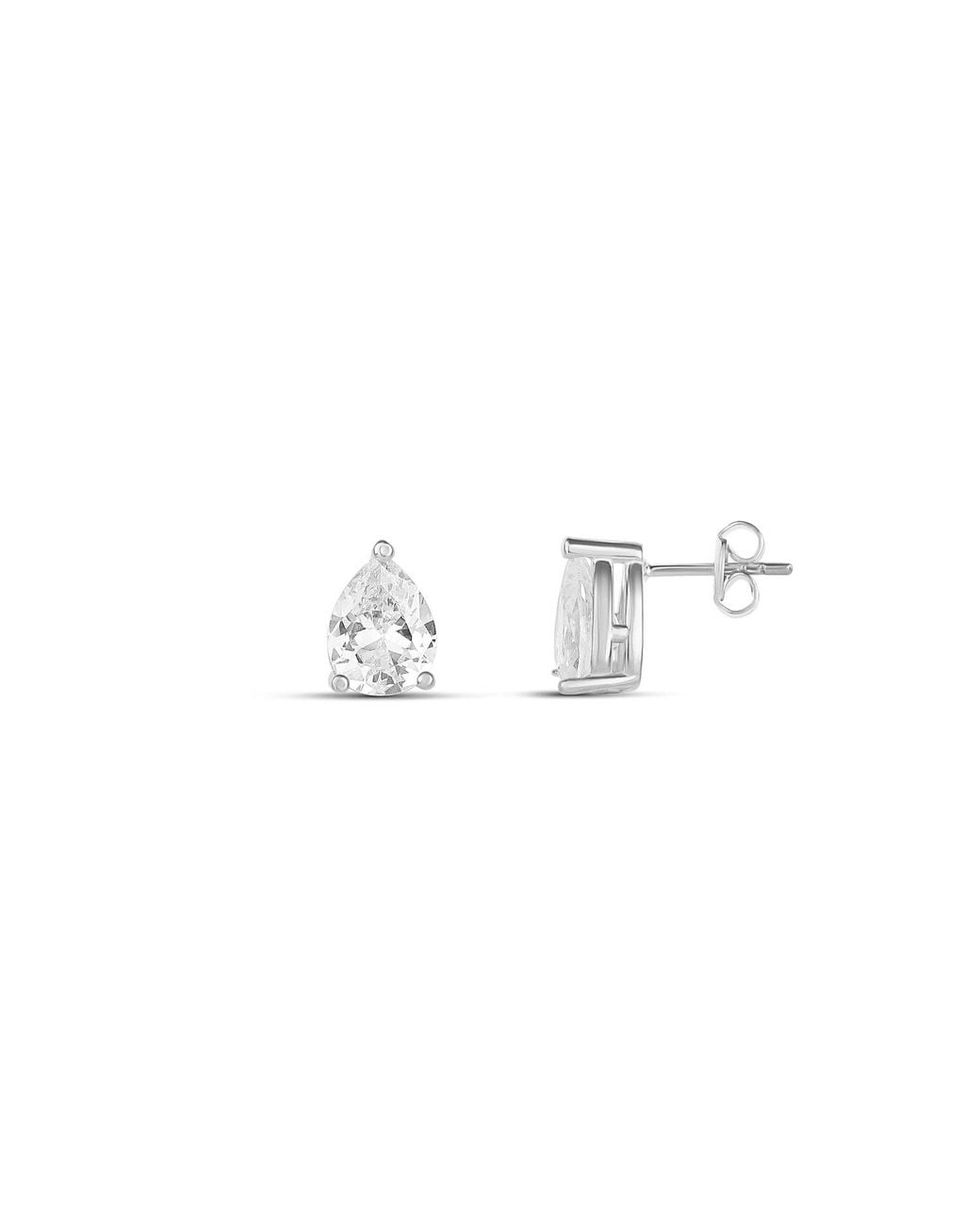 SHYMI Metallic Fancy Shape Prong Set Studs