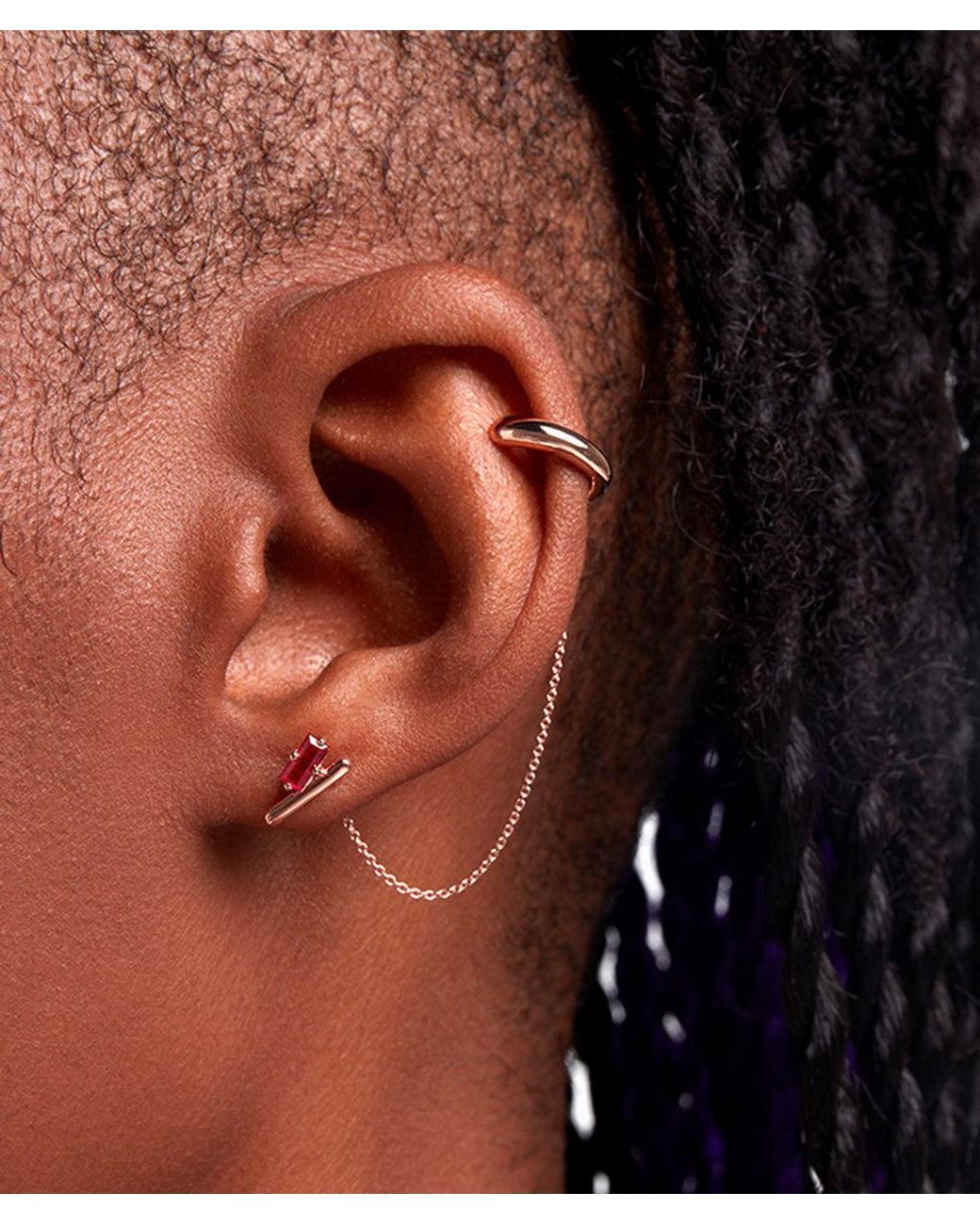 Onia Metallic Tapered Essential Ear Cuff